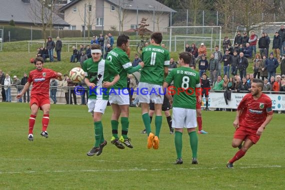 Landesliga Rhein Neckar FC Zuzenhausen gegen SG Wiesenbach 28.03.2015 (© Siegfried)